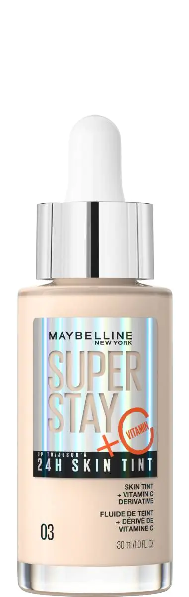 Maybelline Super Stay 24H Skin Tint Długotrwały podkład rozświetlający 03