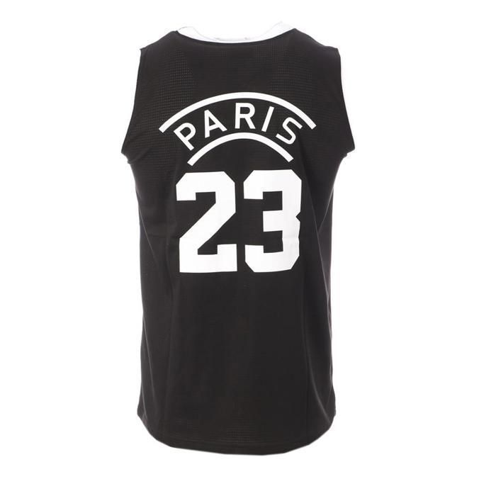 Maillot de basket - SPORT ZONE - PARIS - Noir - Taille L - 100% polyester