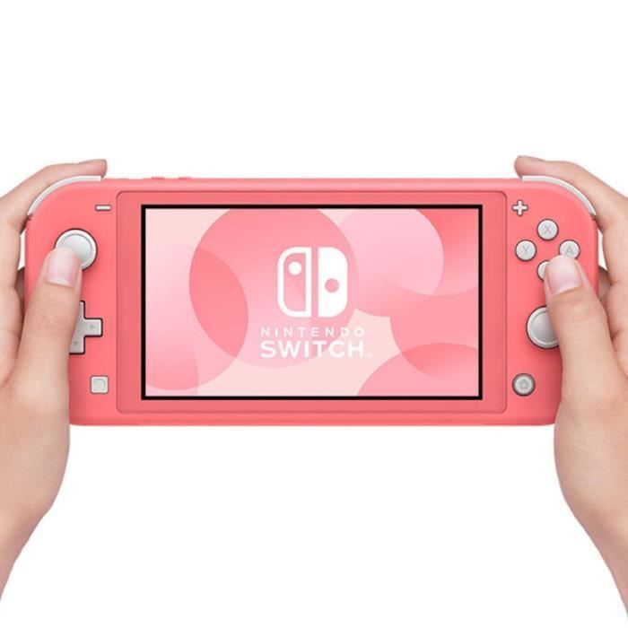 Nintendo Switch Lite handheld console • Coral + Animal Crossing: New Horizons (Code) + 3-month NSO subscription (Code)
