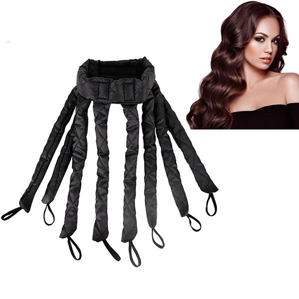 HHPro Ocotopus bezkarsēšanas matu ruļļi, melni