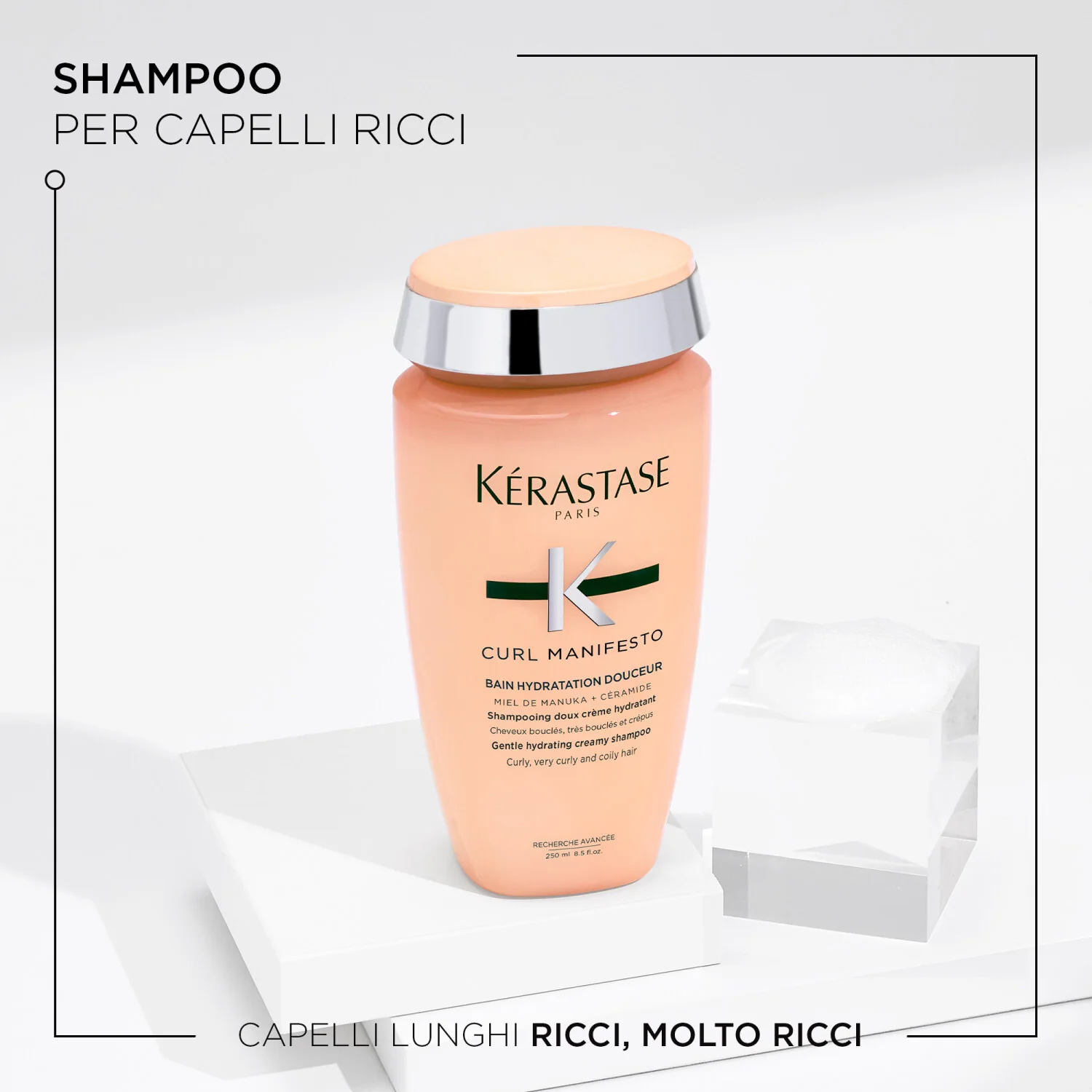 Curl Manifesto Cofanetto  Curl Manifesto Holidays 2025 - Cofanetti per Capelli, Shampoo Nutriente, Balsamo Idratante Capelli, Crema Capelli Styling & Finish
