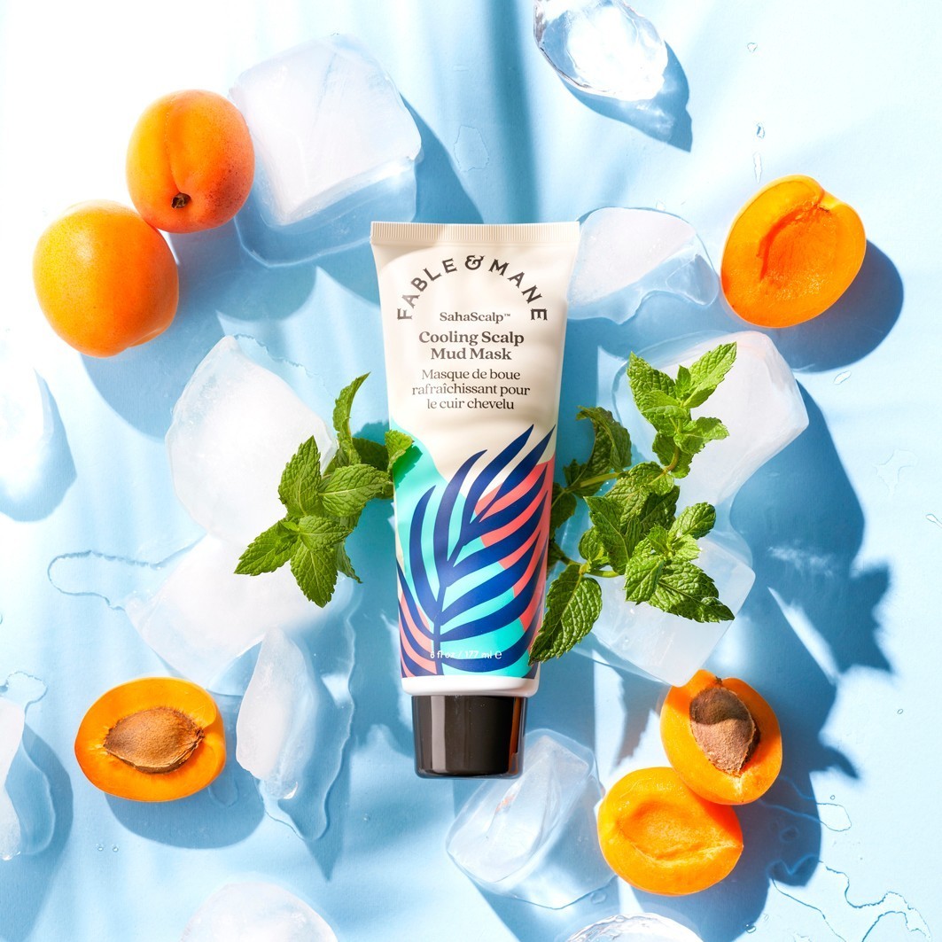 Fable & Mane SahaScalp™ Chladivá bahenná maska na pokožku hlavy - 117 ml