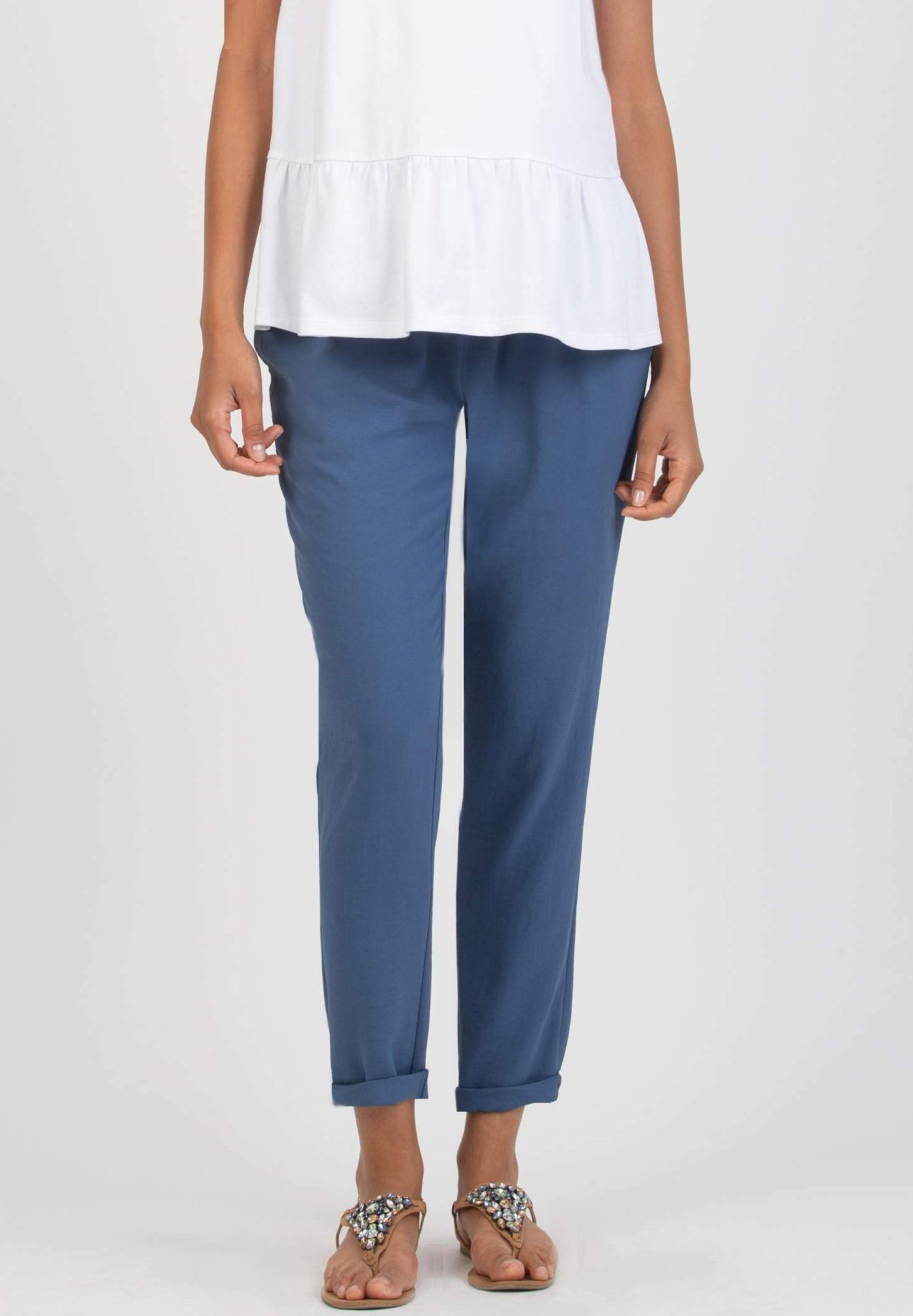 Attesa Maternity SILVIA F - Broek - blauw