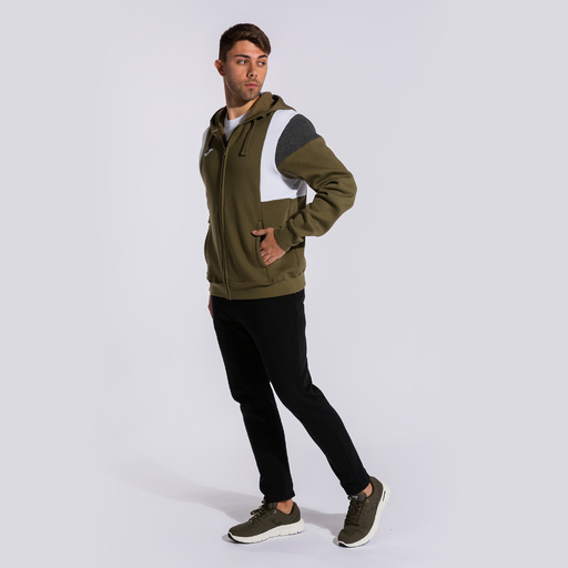 Bunda s kapucňou Joma Comfort III khaki
