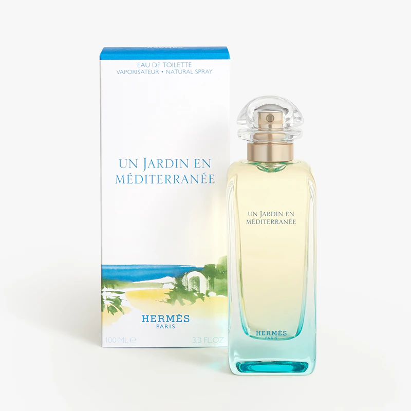 HERMÈS Parfums-Jardins Collection Un Jardin Mediterranée garrafa de água sanitária napełnialny unissex
