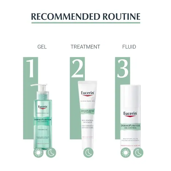 Eucerin DermoPurifyer Trattamento Rinnovatore per il Controllo dell'Olio 40 ml