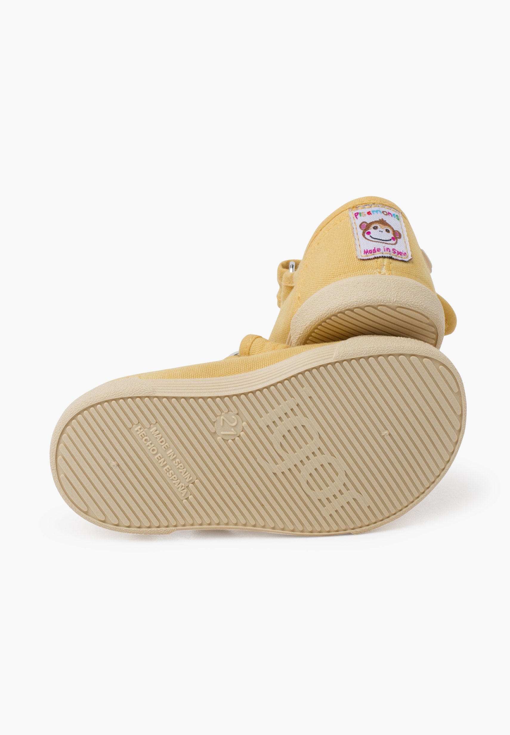 Pisamonas MERCEDITAS BAREFOOT – Ballerinas mit Knöchelriemen – mostaza