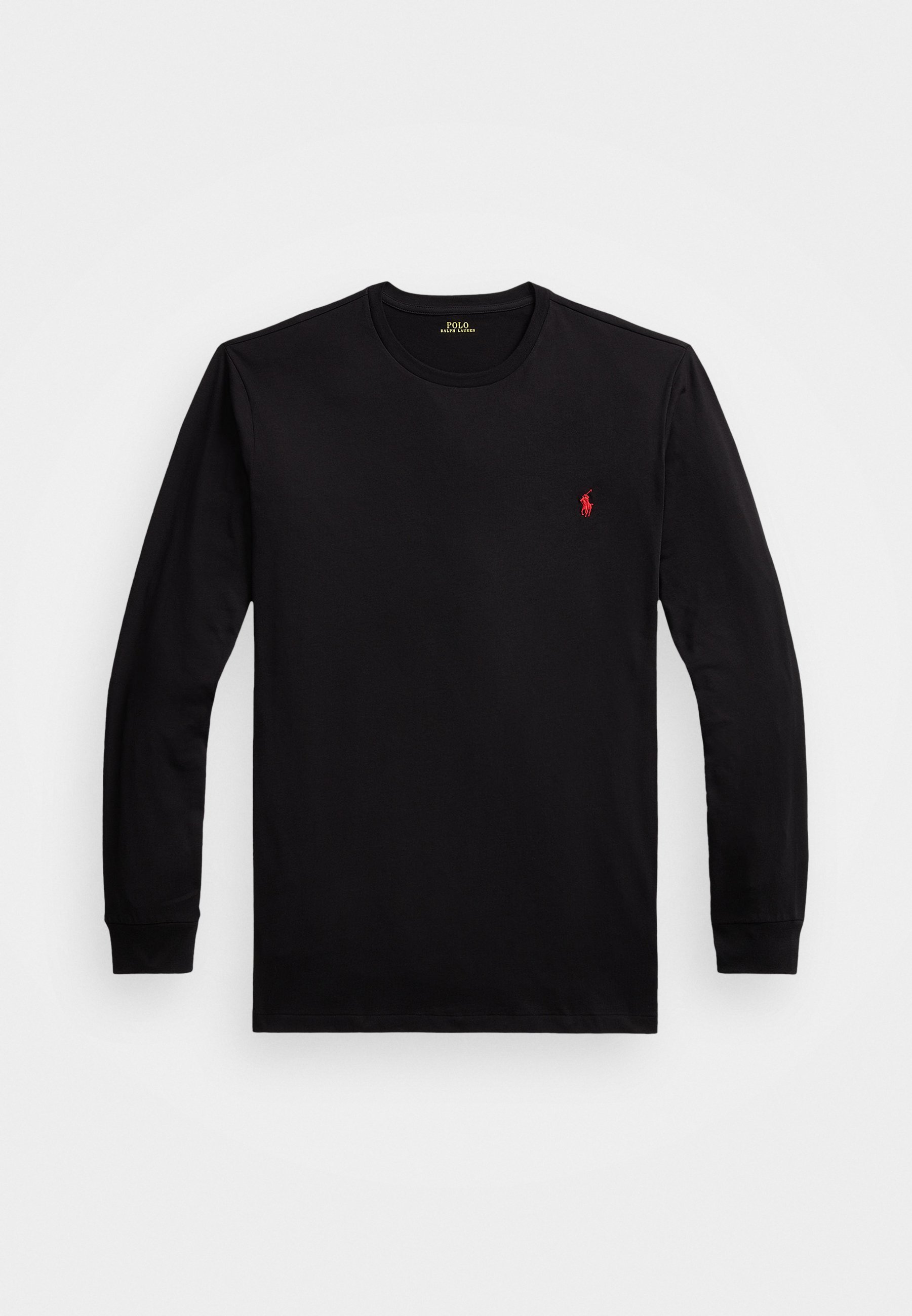 Polo Ralph Lauren Big & Tall CLASSIC FIT JERSEY T-SHIRT A MANICHE LUNGHE - Maglia a maniche lunghe - nera