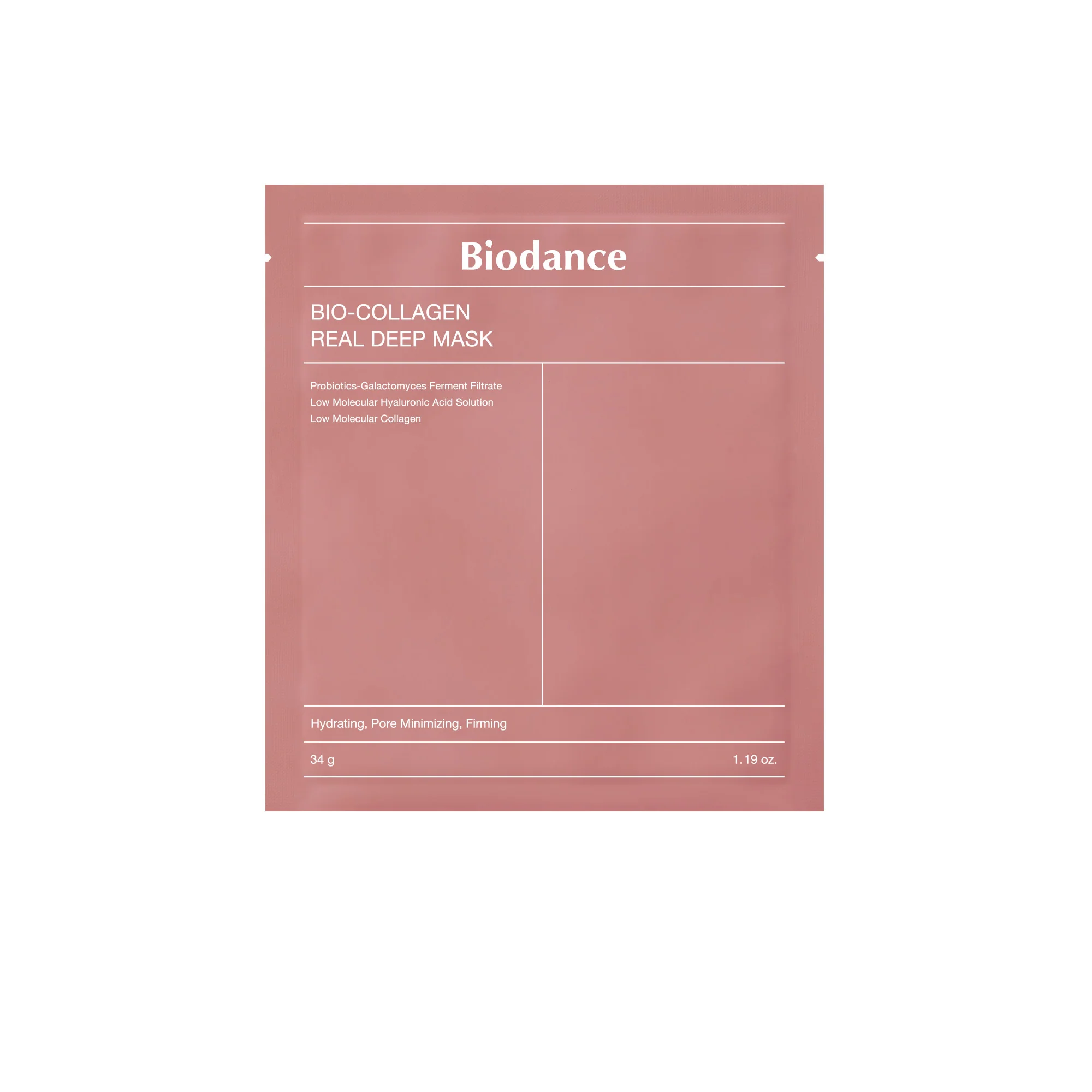 Mask Bio-Collagen Real Deep Mask - Maschera Idratante viso, Maschera Illuminante viso