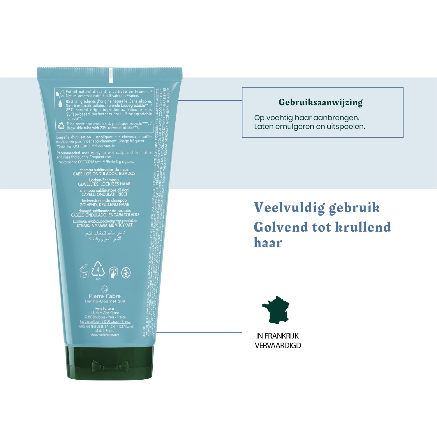 René Furterer Sublime Curl Hair Shampoo - Šampón na zvýraznenie kučier - 200 ml