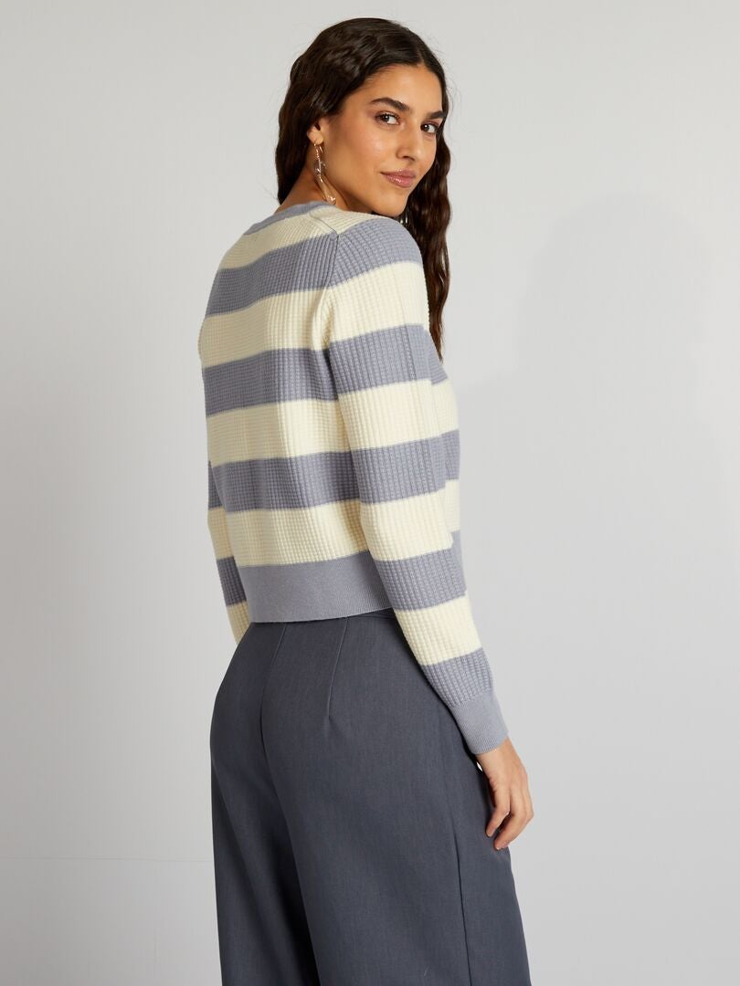 Chaleco de punto - BEIGE