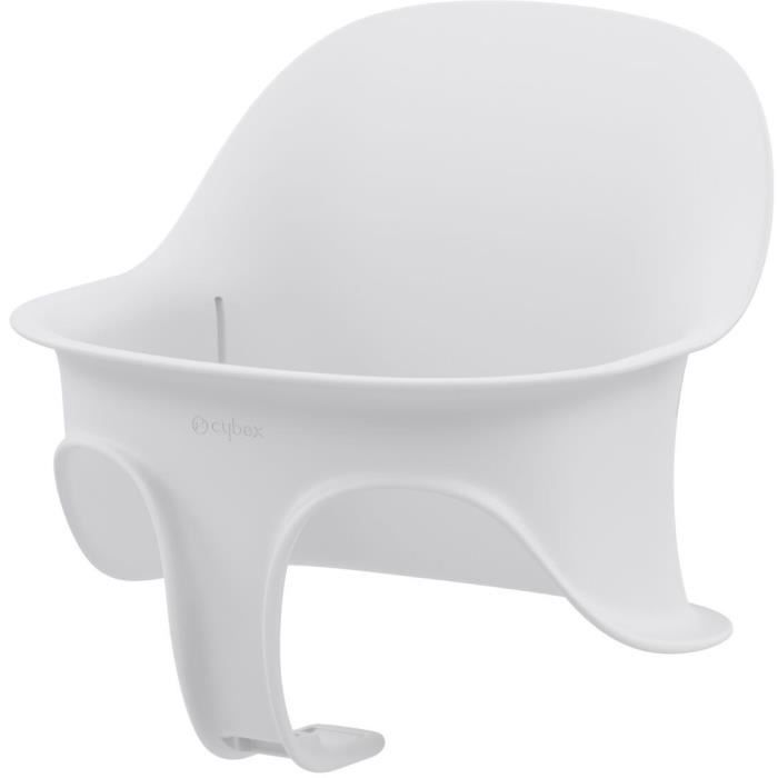 CYBEX - Trona convertible - Pack 3 en 1 - LEMO 2 - Blanco/Madera - Altura y profundidad ajustables - Incluye juego para bebé