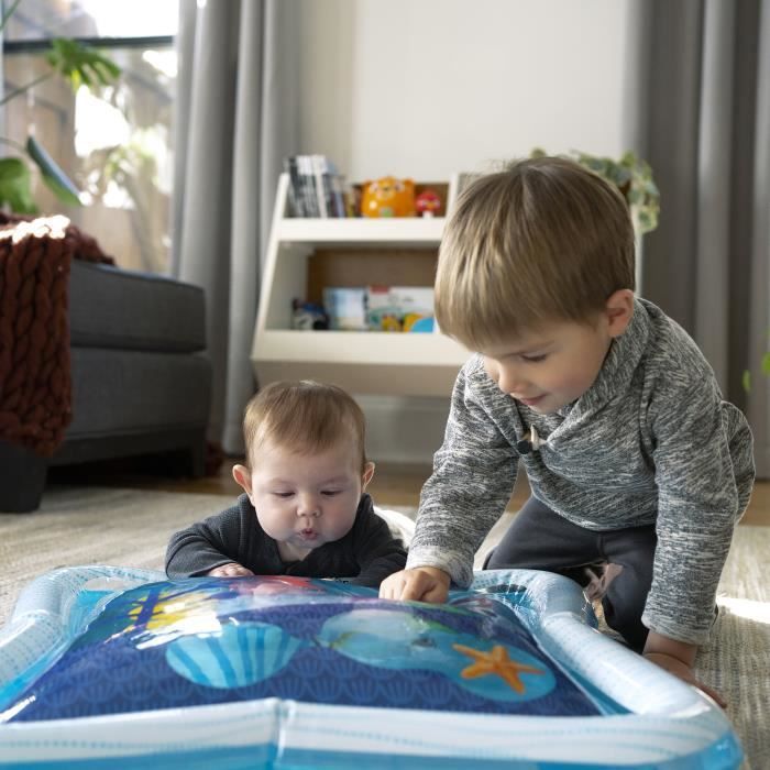 BABY EINSTEIN  Tapis d'eau bébé, jeu sensoriel et d'éveil​, gonflable, facile à nettoyer, pliable, jouets dès la naissance