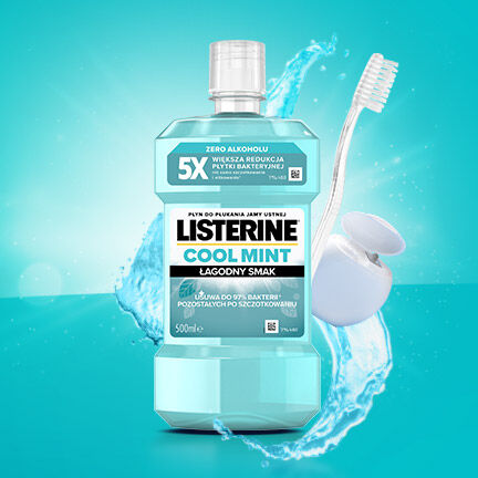 Listerine vodica za ispiranje usta 500ml Cool Mint Zero