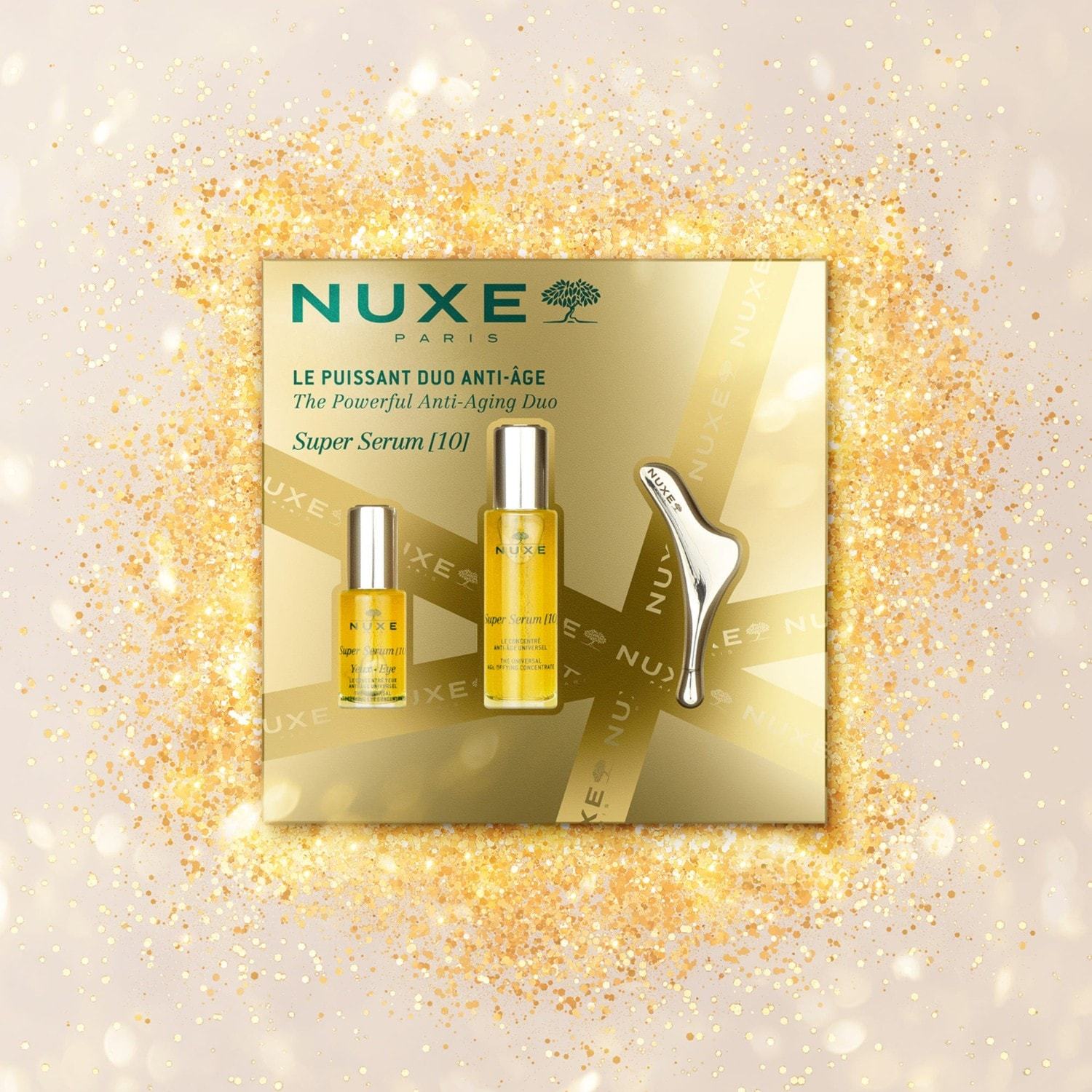 Vianočná darčeková sada NUXE Super Serum [10] – Silné duo proti starnutiu – 1 kus