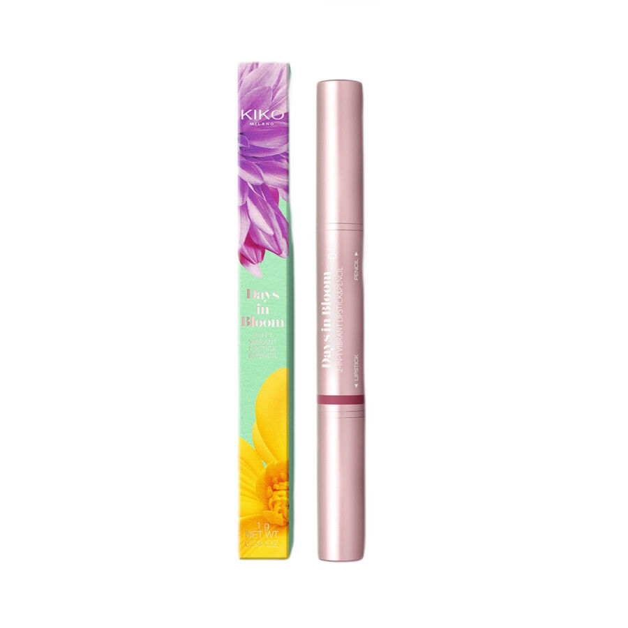 Kiko Milano Days In Bloom 2-In-1 Vibrant Lipstick&Pencil