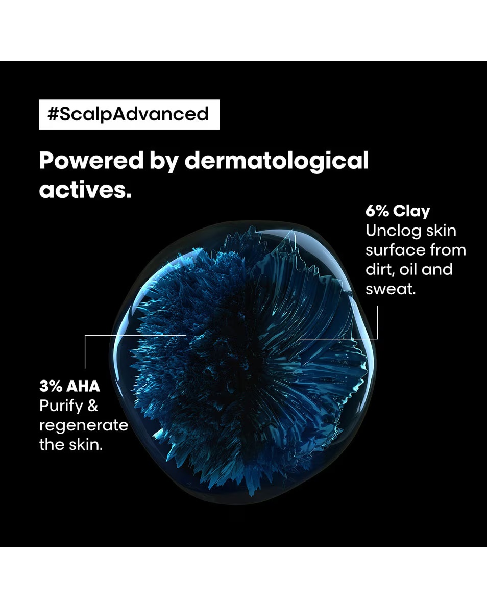 L'OREAL PROFESSIONNEL Șampon dermo-purificator avansat anti-gras pentru scalp