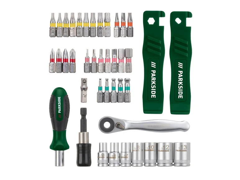 Conjunto de ferramentas para bicicleta PARKSIDE® PFWS 41 A1, 41 peças