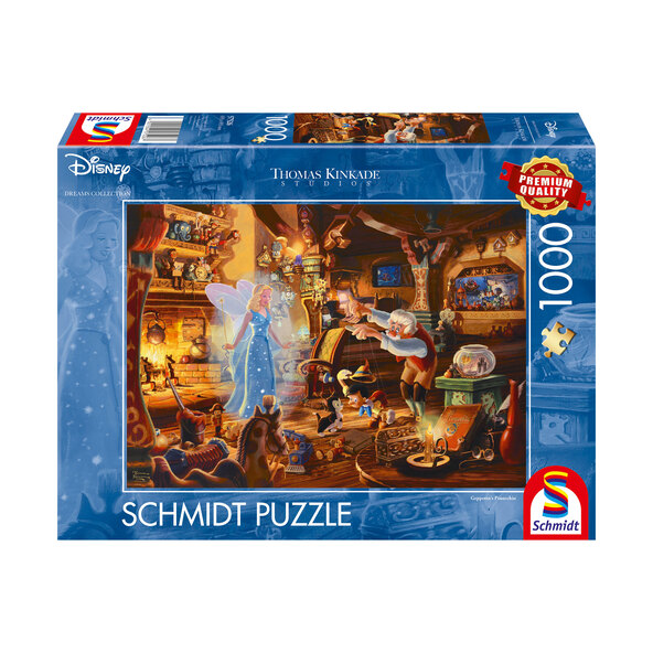 Puzzle Disney Geppettos Pinocchio, 1.000 Teile