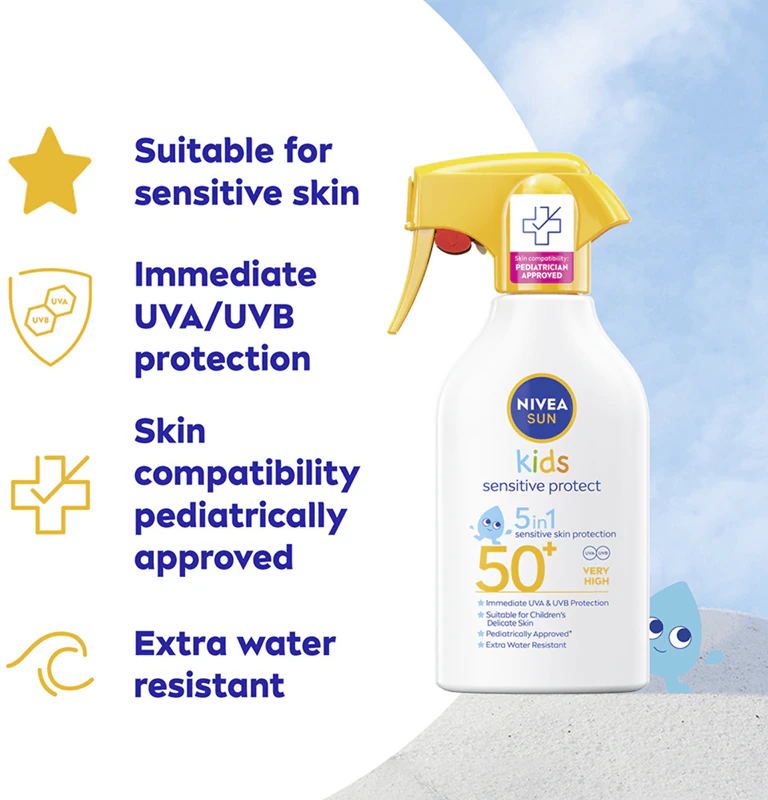 Protetor solar infantil NIVEA SUN Babies & Kids FPS 50+