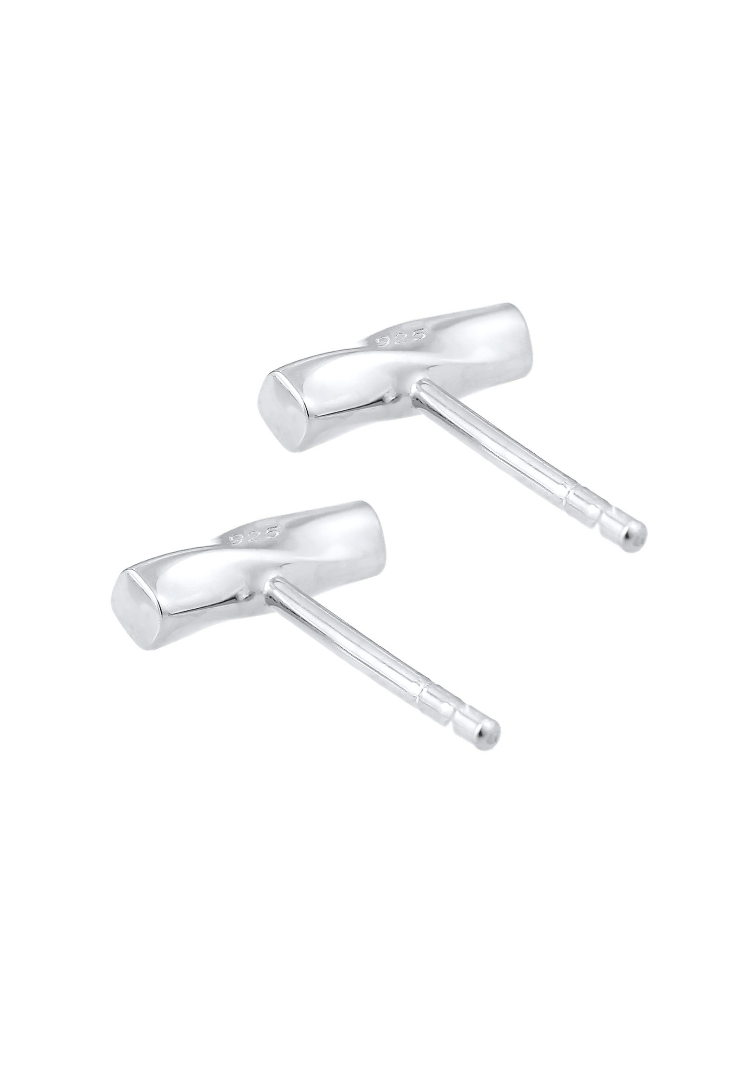 Elli Basic Géo Clous d'Oreille Femme - (925/1000) Argent