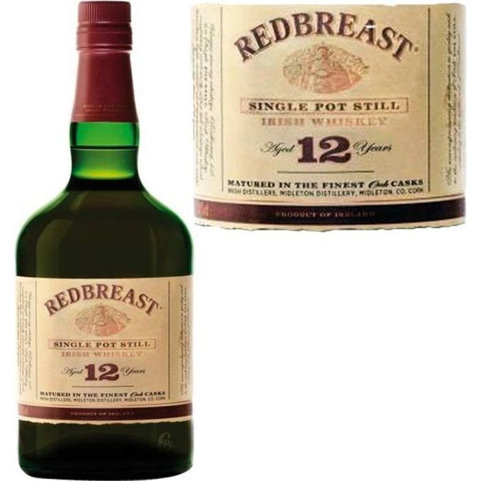 Redbreast 12 years - Single Pot Still Irish Whiskey - 40% - 70cl
