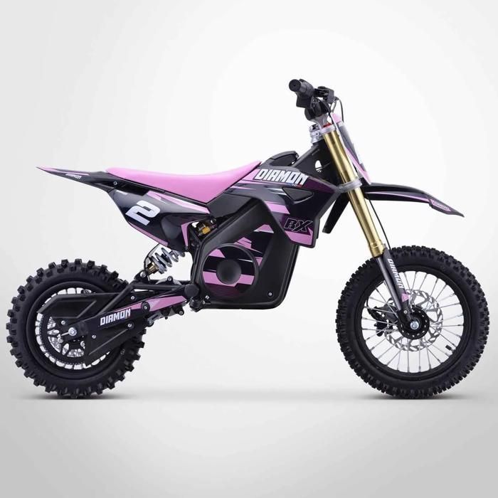Kids Electric Motorcycle 1300W / ORION 1300W Motocross Bike / 12/10 / 2021 Edition / Pink
