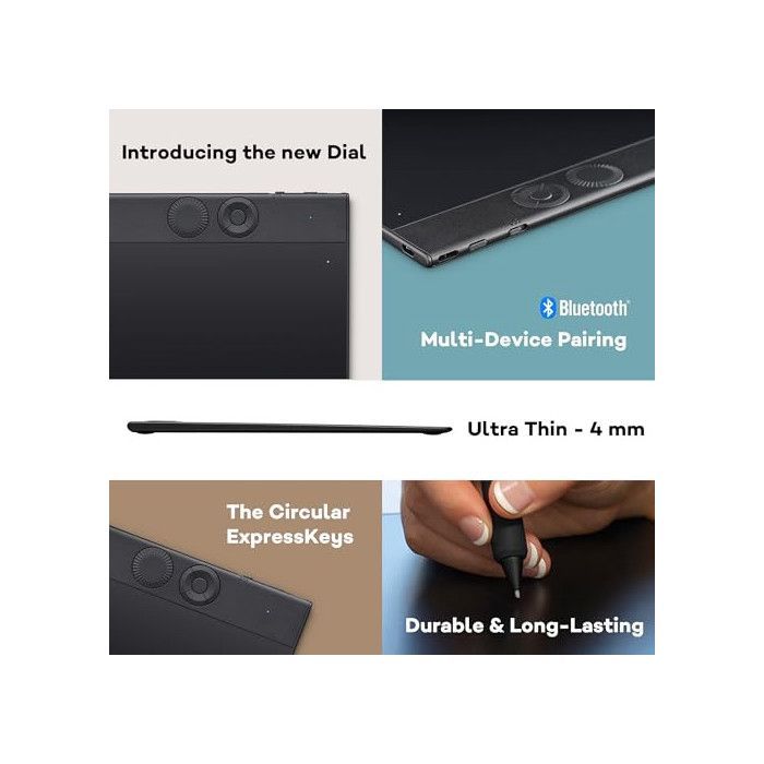 Wacom Intuos Pro Small Tavoletta Grafica Compatta Leggera Alta Precisione