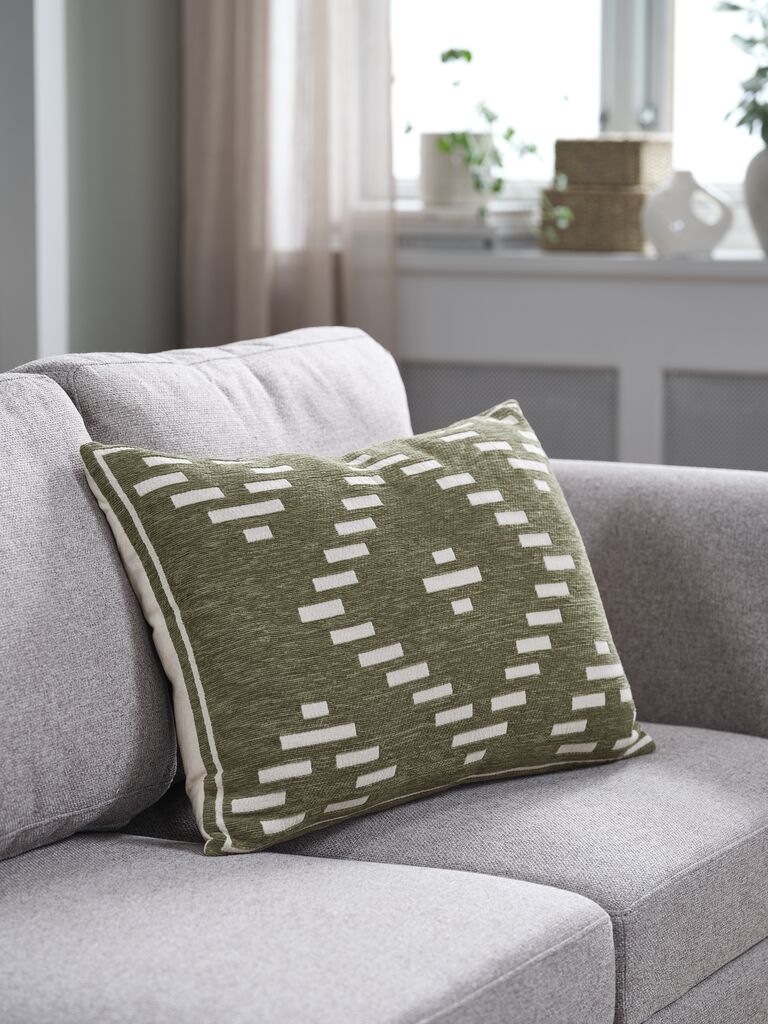 KROKUS ukrasni jastuk KROKUS 40x60 Chenille Green/Beige