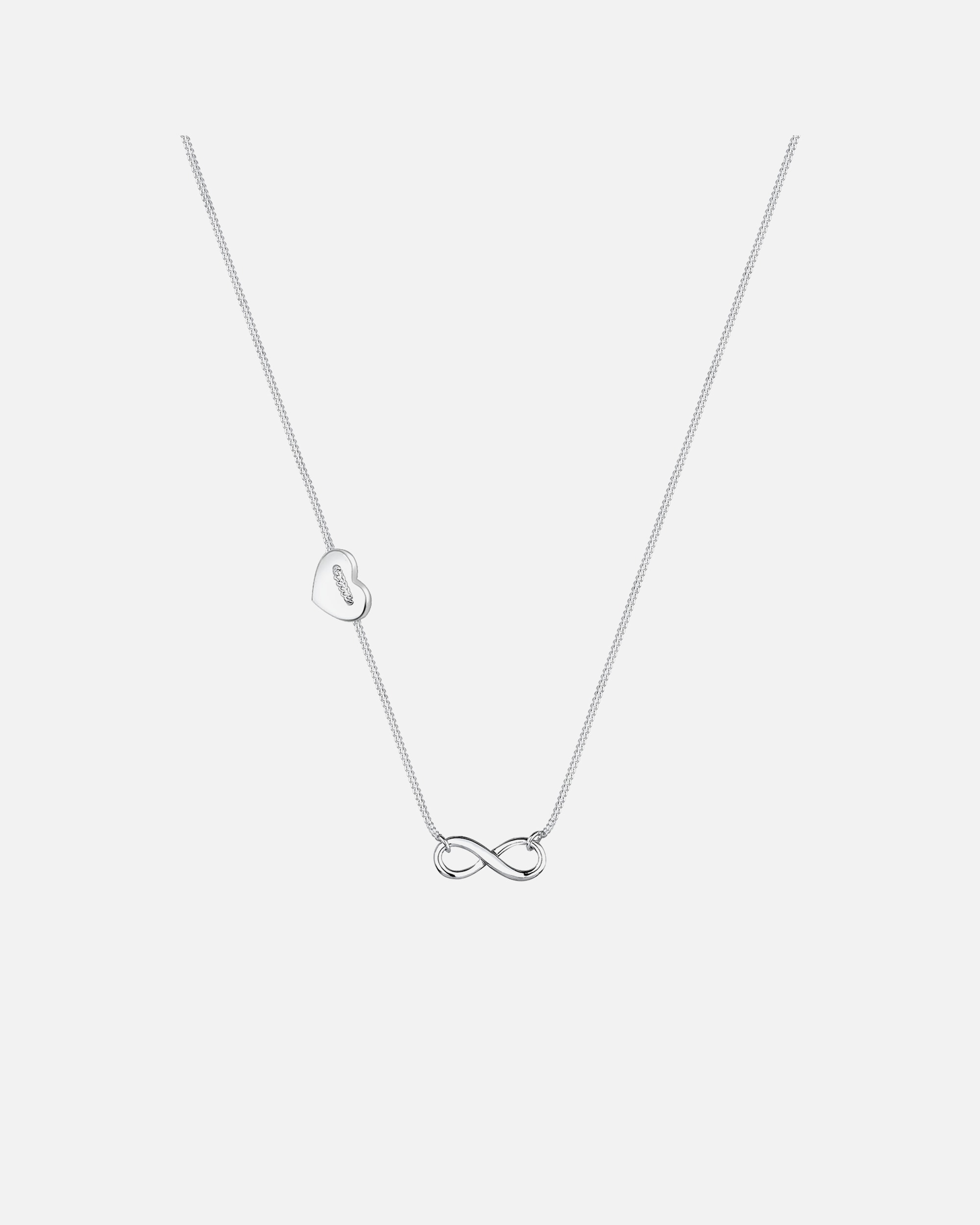 Elli Femmes Pendentif Infinité Cœur Filigrane en Argent Sterling 925