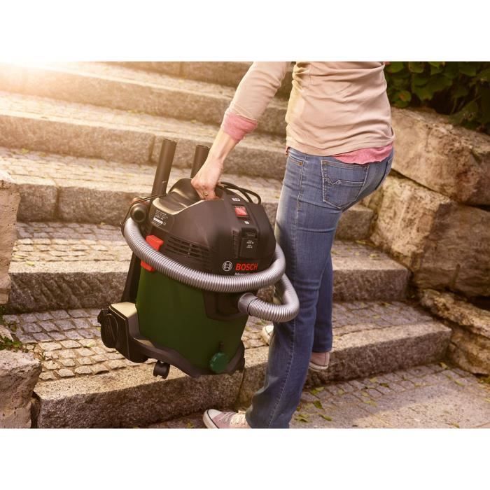 Aspiradora Bosch AdvancedVac 20 para sólidos y líquidos (con accesorios) - 1200 W - 260 mbar/70 l/s - 20 L