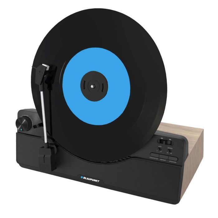Blaupunkt VT100BK 2x5W RMS verticale draaitafel, Bluetooth, zwart