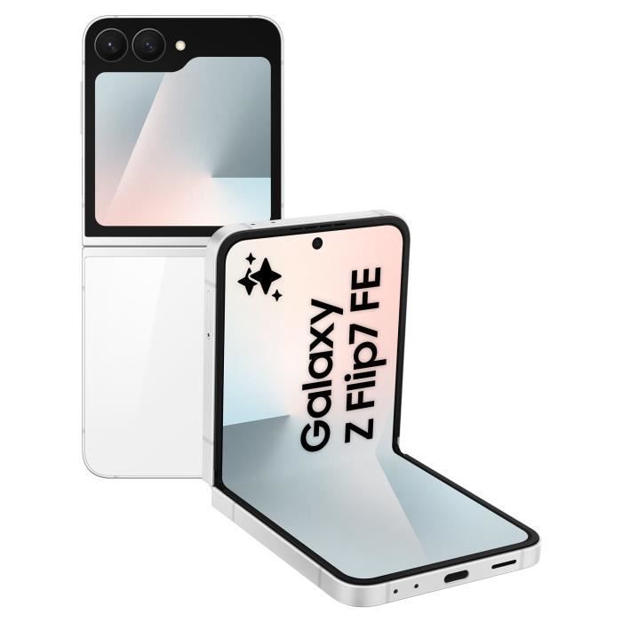 Samsung Galaxy Z Flip7 FE 5G Smartphone 256 GB White