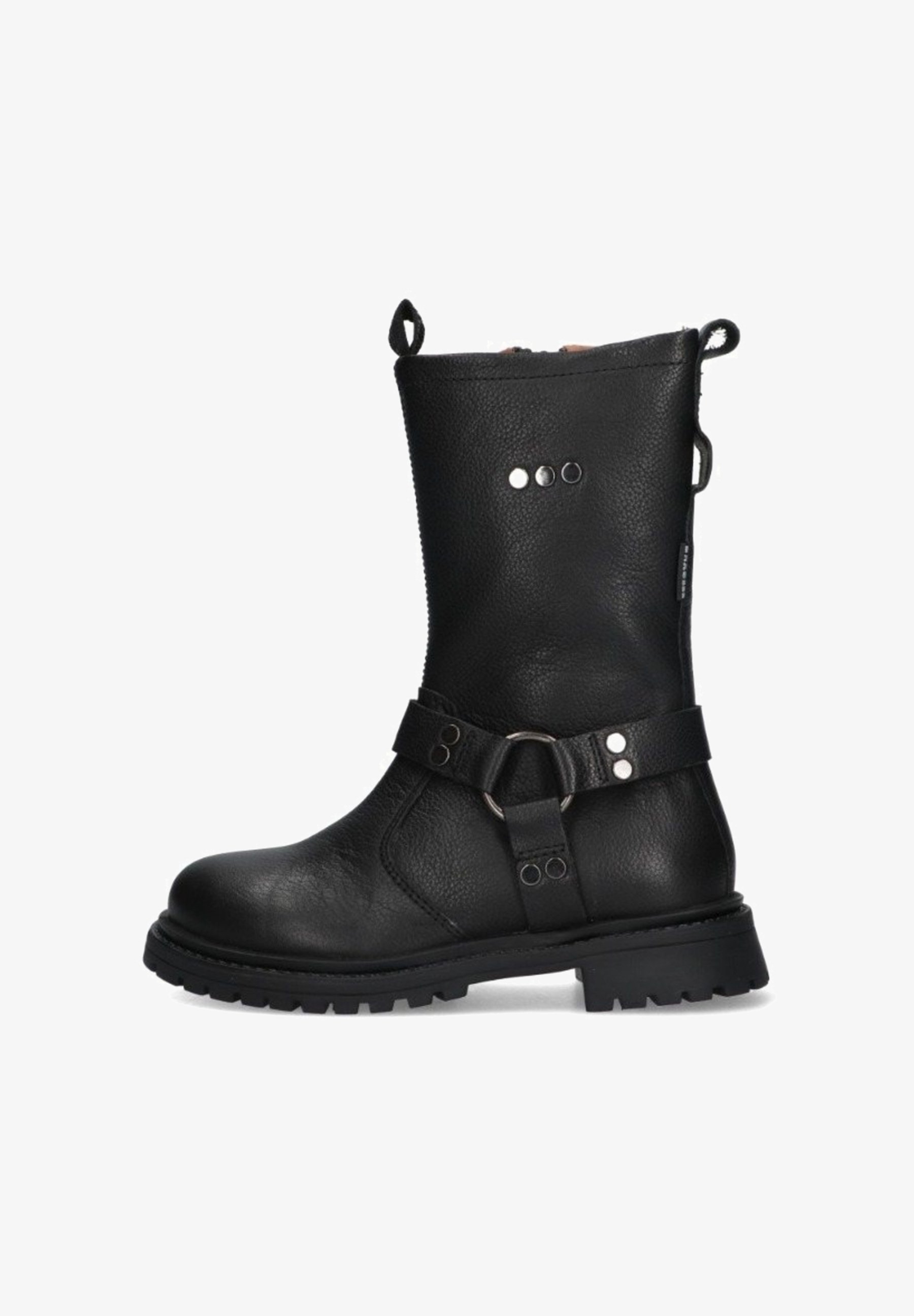 Braqeez MAVE MILES - Cowboy-/biker-nilkkurit - black