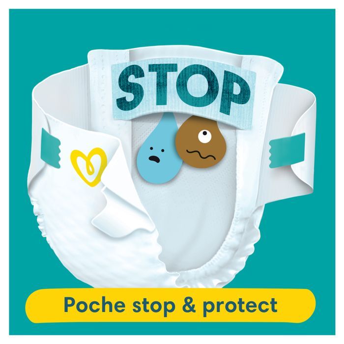 Pampers Baby-Dry, Taille 4, 204 couches
