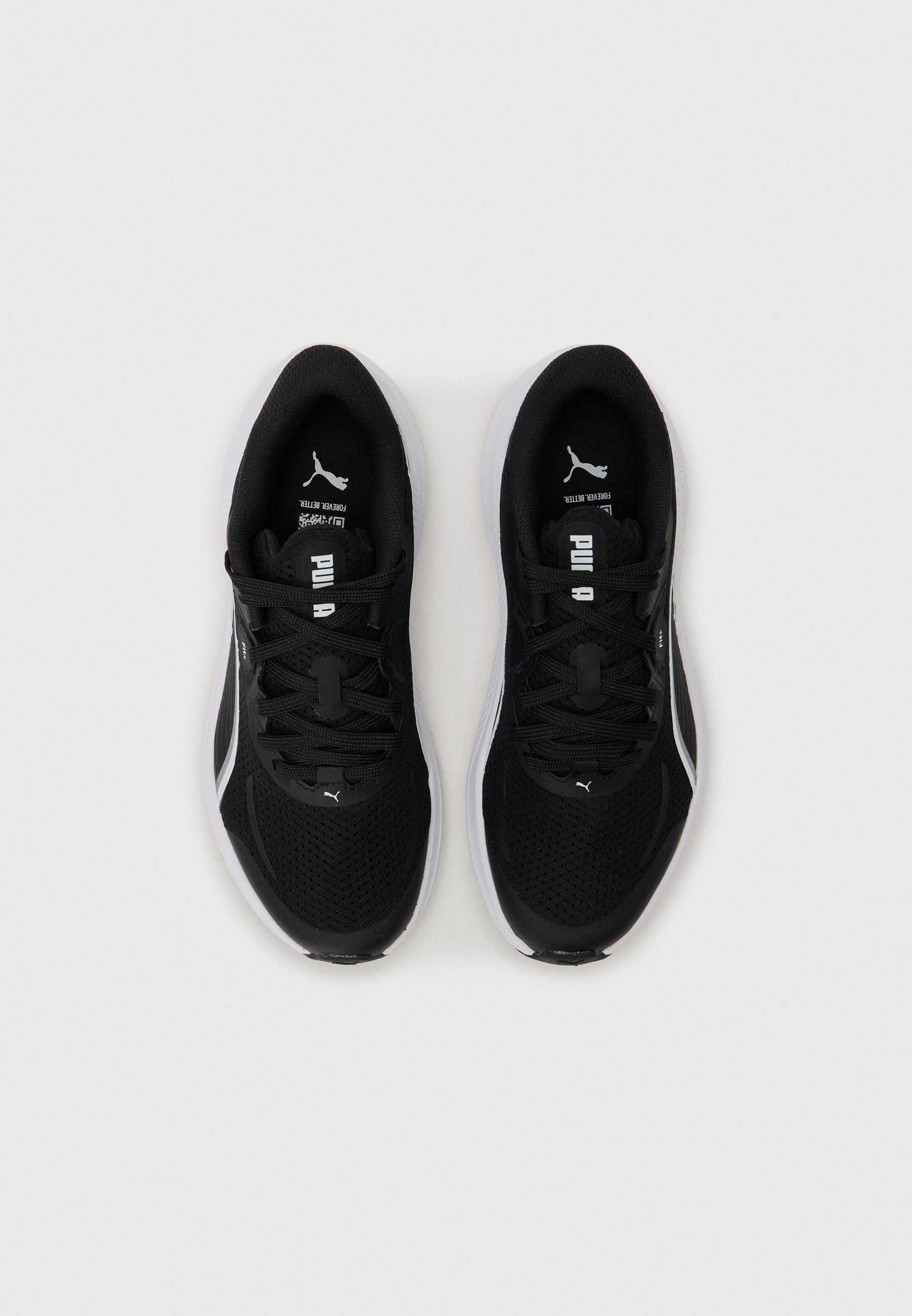 Puma SKYROCKET LITE 2 UNISSEX - Tênis de corrida em trilha - preto/branco/prateado