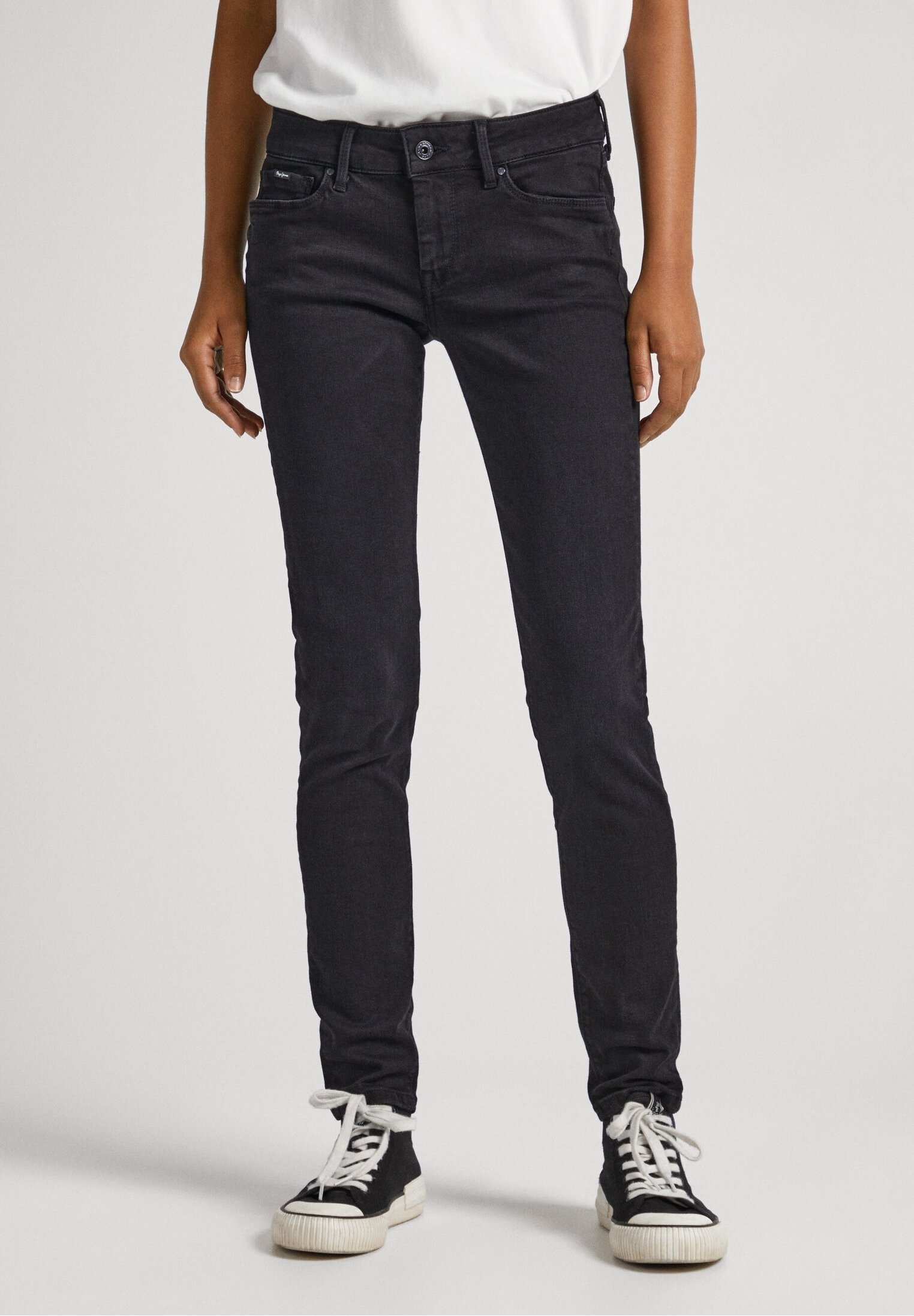 Jean Pepe Jeans coupe skinny - denim noir