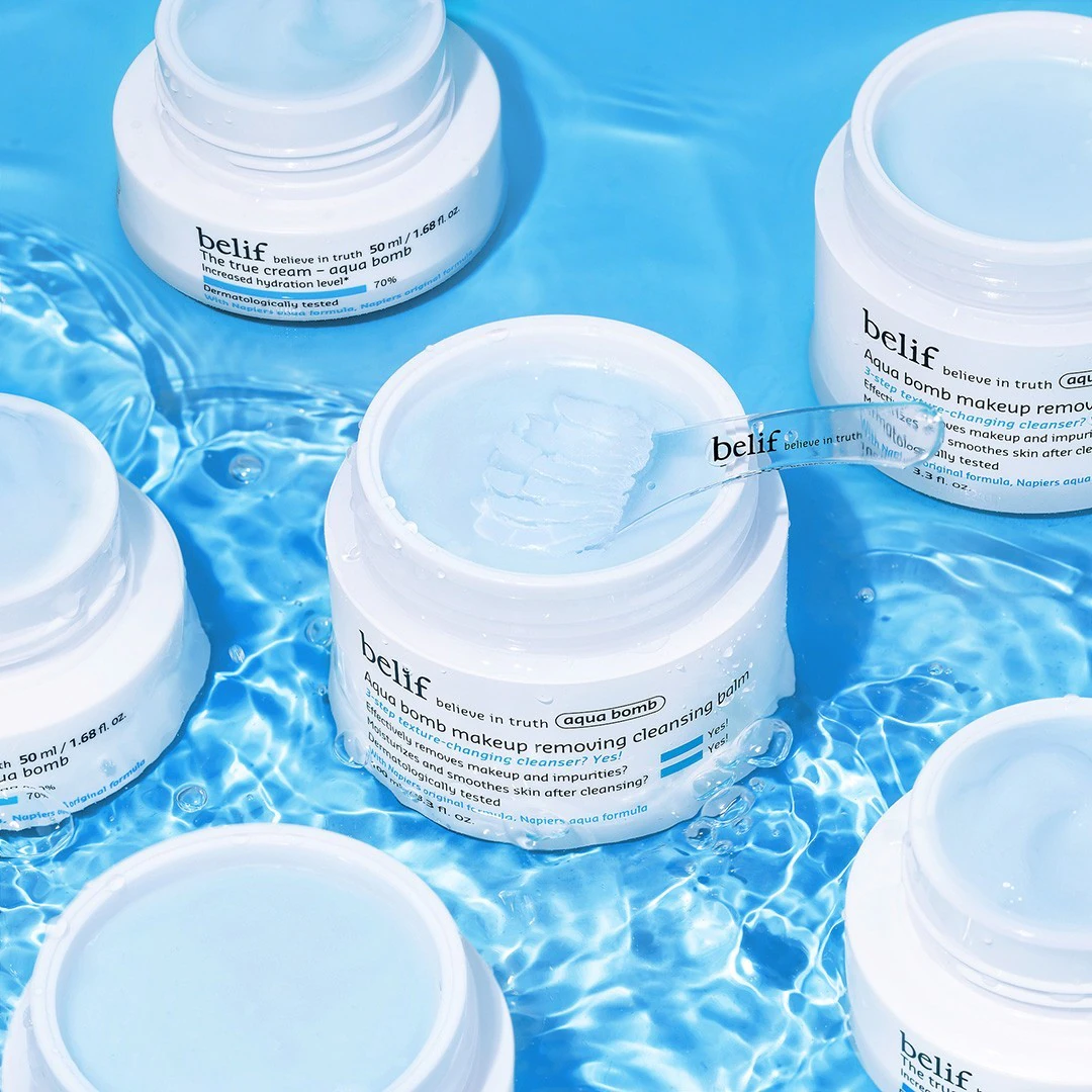 belif Aqua bomb makeup removing cleansing balm