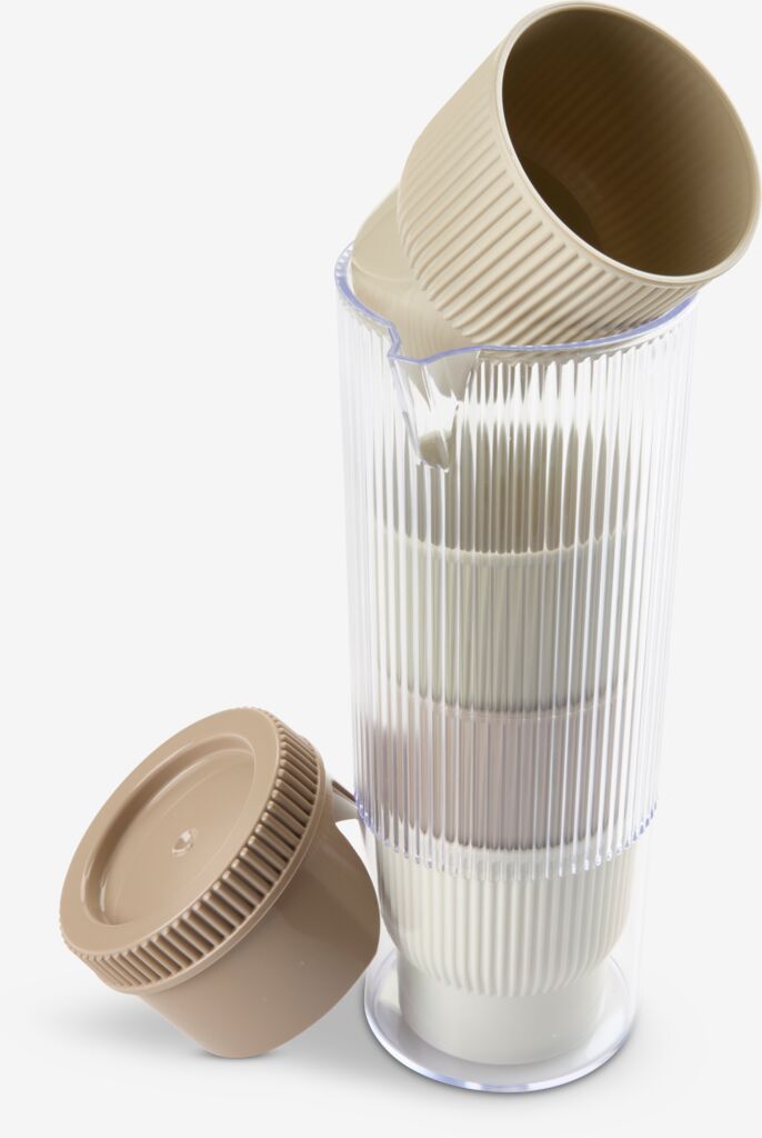 TJIM vrč od 1,1 l sa 4 čaše