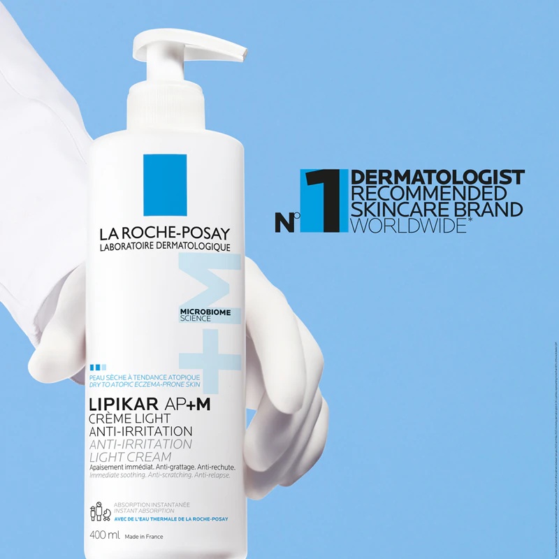 La Roche-Posay Lipikar AP+M Light Cream lipīdus atjaunojošs krēms sausai un atopiskai ādai