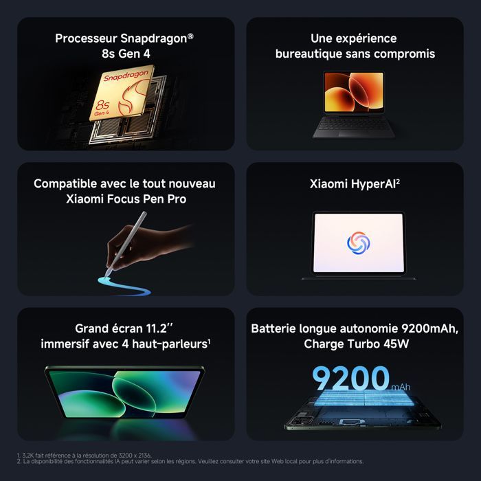 Xiaomi Pad 8 Gray 8GB 256GB Processor Snapdragon® 8s Gen 4