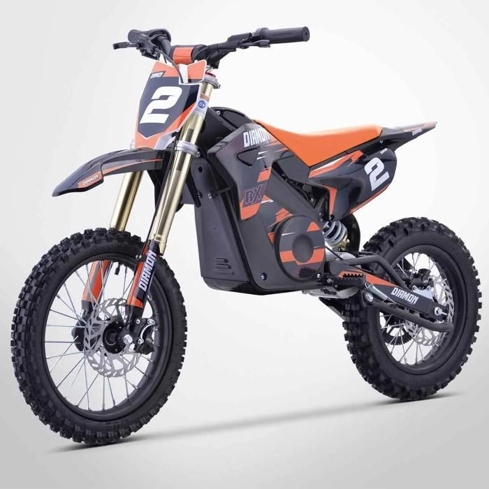Moto Enfant Électrique 2000W / Moto cross ORION 2000W / 14/12 / Orange