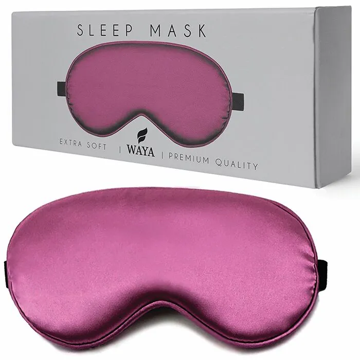 Waya Opaska na oczy Extra Soft Dark Purple