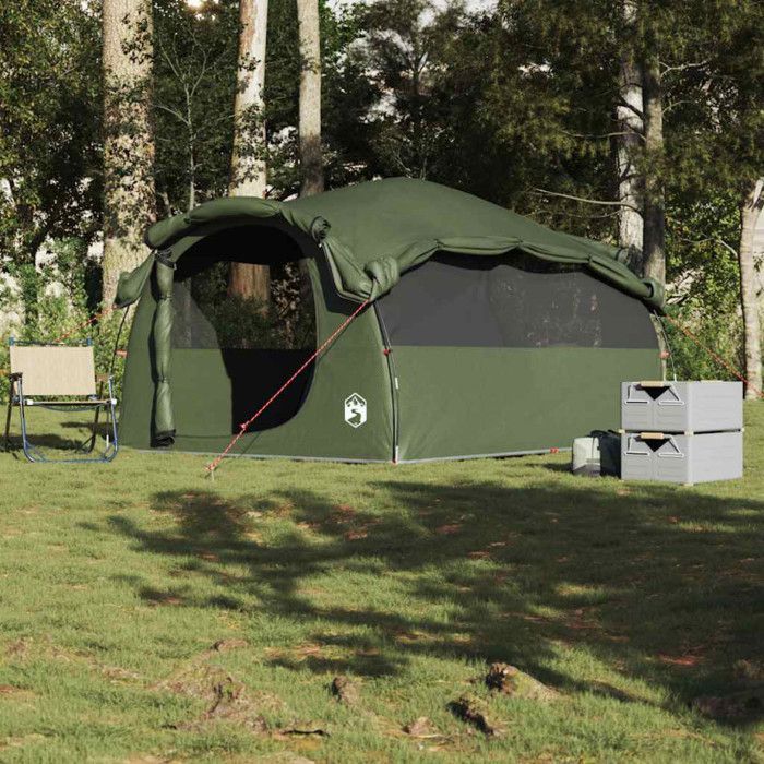 vidaXL 6-Person Tunnel Family Tent, Olive Green, Waterproof, Tent, Garden Tent, Outdoor Shelter, Camping Tent, 4009575
