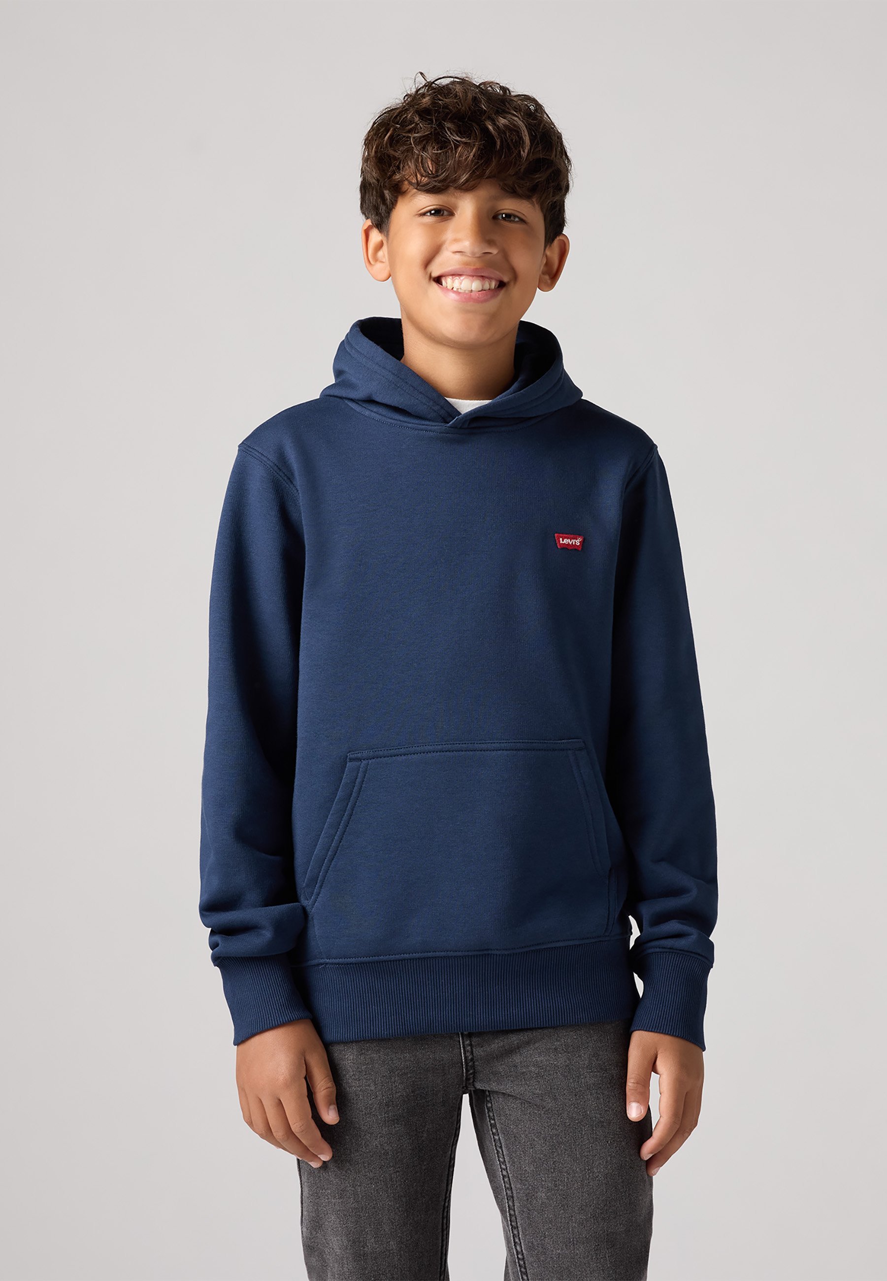 Felpa con cappuccio Levi's® MINI BATWING - Felpa con cappuccio - blu scuro