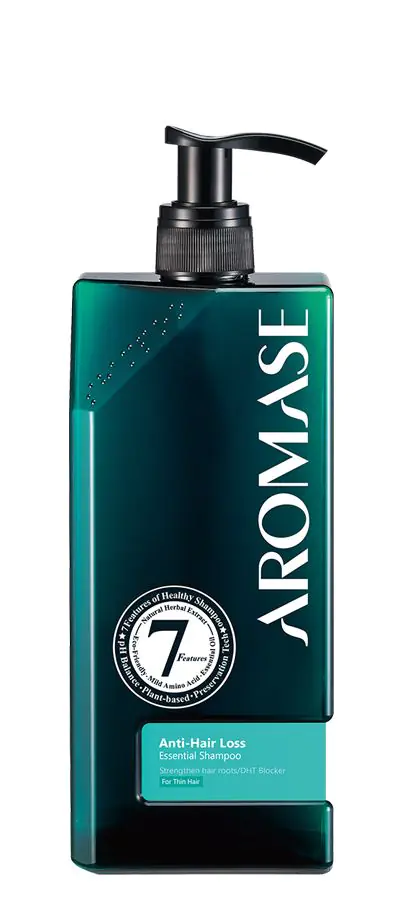 Aromase Anti-Hair Loss EssentialSzampon przeciw wypadaniu włosów do każdego typu skóry głowy, 400 ml