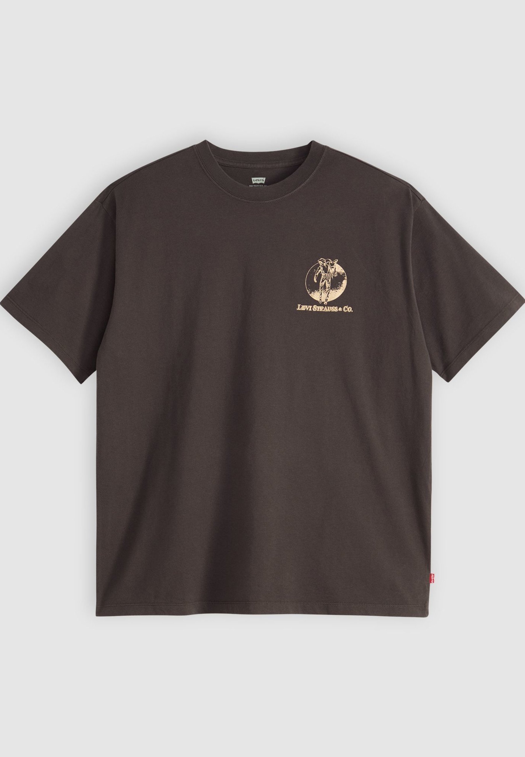Levi's® VINTAGE FIT GRAPHIC TEE - T-shirt met print - archief Saddle Man Phantom