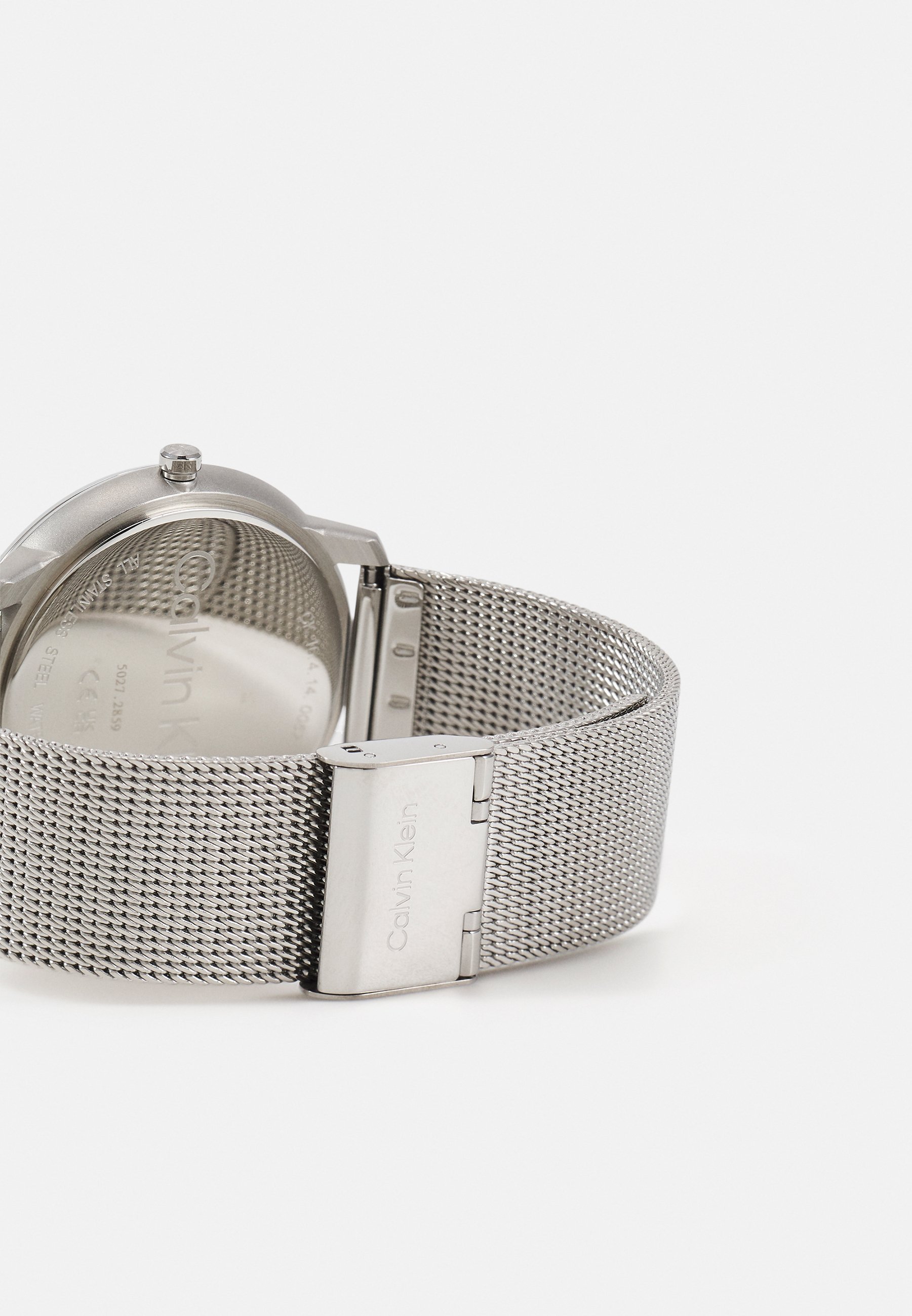 Calvin Klein ICONIC MESH UNISEX - Hodinky - silver-coloured
