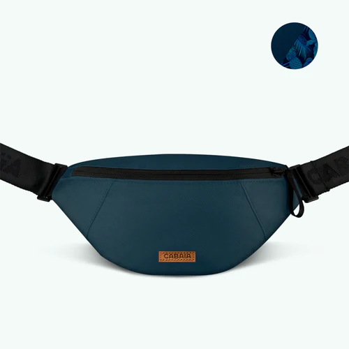 Cabaia Kleine marineblaue Gürteltasche aus Reykjavik