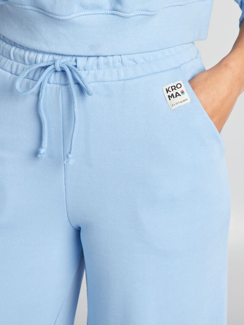 Fleece joggingbroek - BLAUW